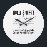 Math Mathematics Große Wanduhr<br><div class="desc">Math quodesign for a math teacher,  students and all the mathematics and geometry love.</div>