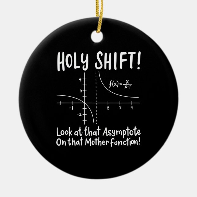 Math Mathematics Keramik Ornament (Vorne)