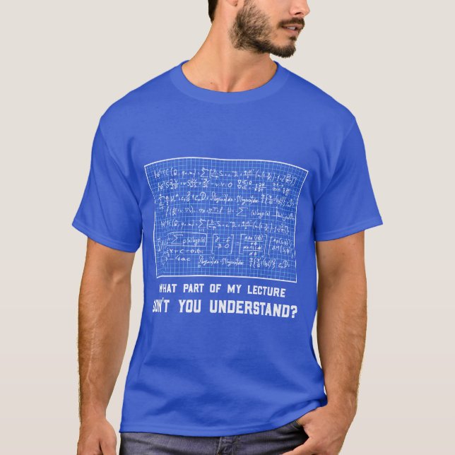 Math mathematics mathematician school nerd gift fr T-Shirt (Vorderseite)
