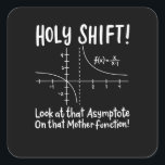 Math Mathematics Quadratischer Aufkleber<br><div class="desc">Math quodesign for a math teacher,  students and all the mathematics and geometry love.</div>