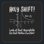 Math Mathematics Quadratischer Aufkleber<br><div class="desc">Math quodesign for a math teacher,  students and all the mathematics and geometry love.</div>