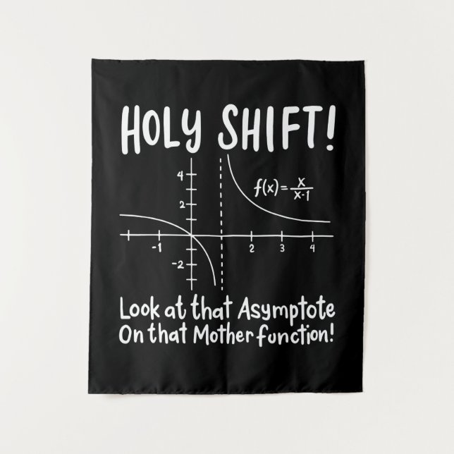 Math Mathematics Wandteppich (Vorderseite)