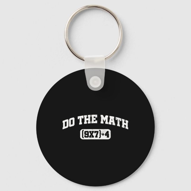 Math Meme, Math 67 Meme, Funny Six Seven Teacher S Schlüsselanhänger (Vorderseite)