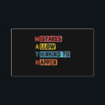 Math. Mistakes Allow Thinking To Happen - Teacher Visitenkarte<br><div class="desc">grab this mathematics saying for yourself or make it as a gift for a math teacher or a student who is his/her favorite school subject is math. will be a great present on back to school for math lovers.</div>
