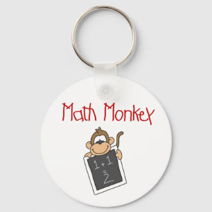 Math Monkey Schlüsselanhänger