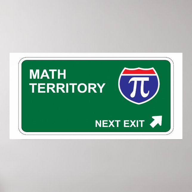 Math Next Exit Poster (Vorne)