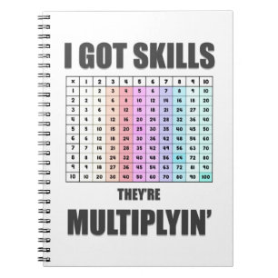 Math-Notebook Notizblock