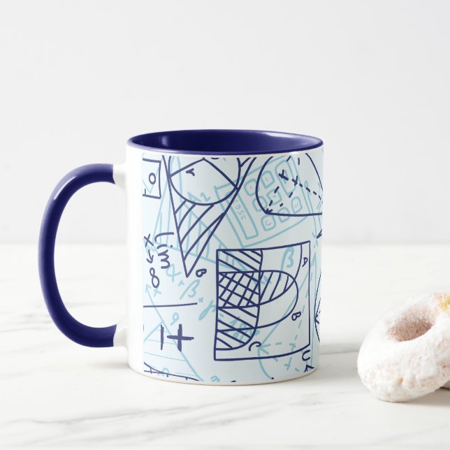 Math Pattern Tasse (Mit Donut)