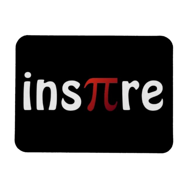 Math Pi Day Magnet inspiriert (Horizontal)