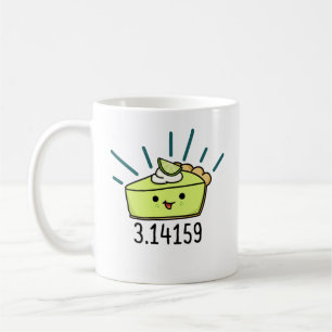 Math Pi Number Funny Pie Pun Kaffeetasse