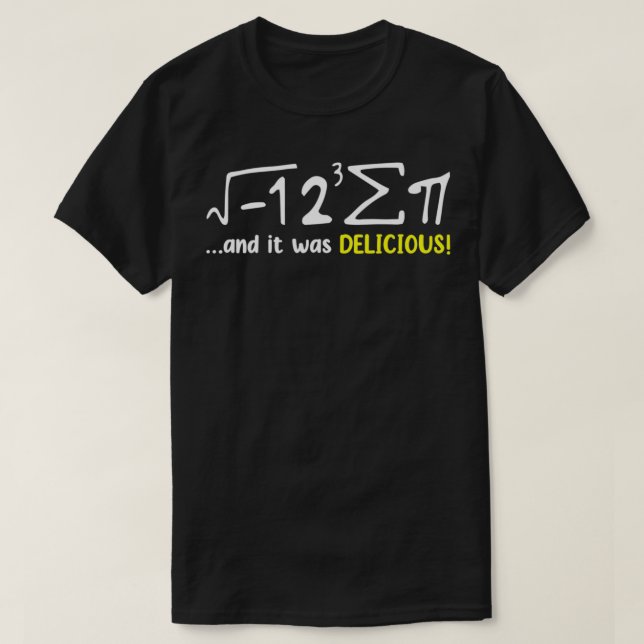 Math Pi Symbol , Pi Day Apparel Ich ate einige Pie T-Shirt (Design vorne)