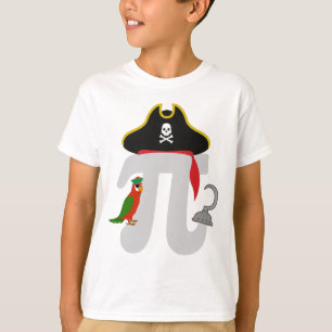 Math Pirate mit Papagei T-Shirt