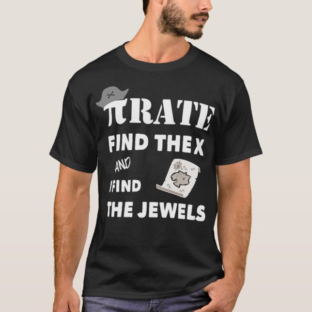 Math Pirate tina cool  T-Shirt (Vorderseite)