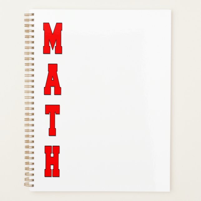 Math Planer (Vorderseite)