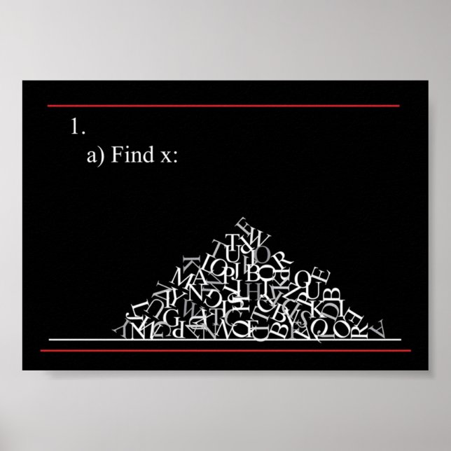 Math-Problem Poster (Vorne)