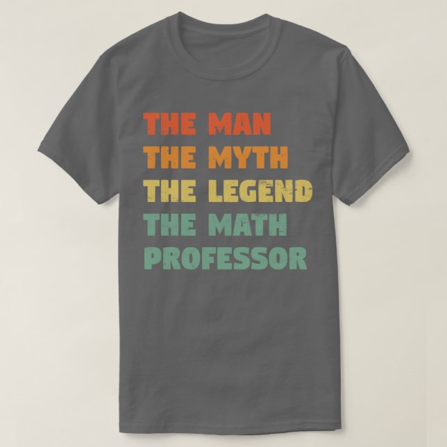 Math Professor Funny1 T-Shirt (Design vorne)