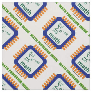 Math Prozessor Inside Semiconductor Chip Gleichung Stoff