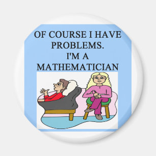 MATH-Psychologie-Witz Magnet