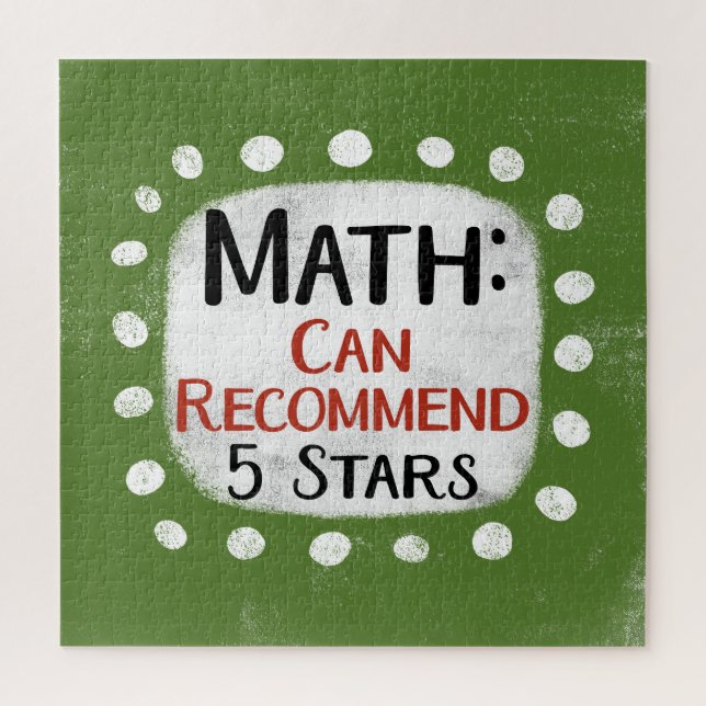 Math Review 5 Stars Jigsaw Puzzle (Vertikal)