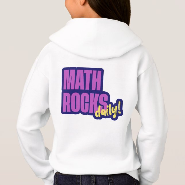 Math Rocks Daily Hoodie (Rückseite)