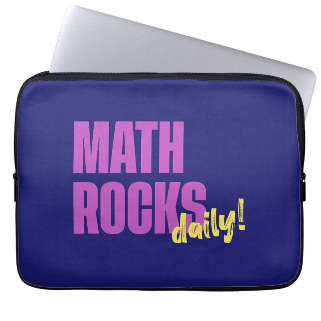 Math Rocks Daily Laptopschutzhülle (Vorderseite)
