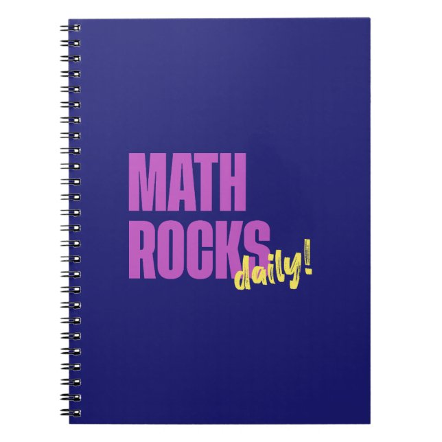 Math Rocks Daily Notizblock (Vorderseite)
