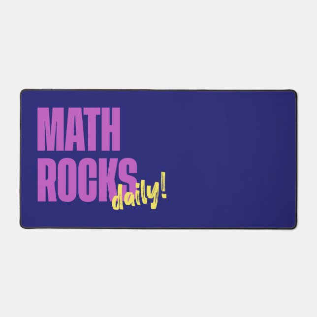 Math Rocks Daily Schreibtischunterlage (Vorderseite)