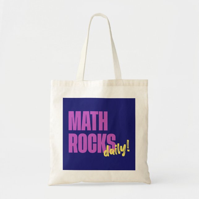 Math Rocks Daily Tragetasche (Vorne)