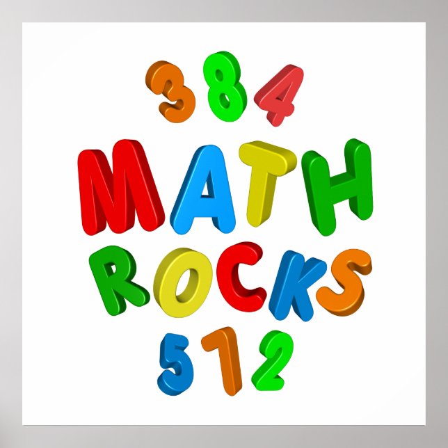MATH ROCKS POSTER (Vorne)