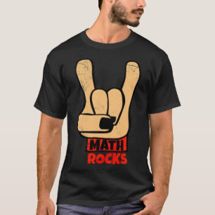 Math Rocks Rock und Roll Funny Math Geschenk Idee T-Shirt