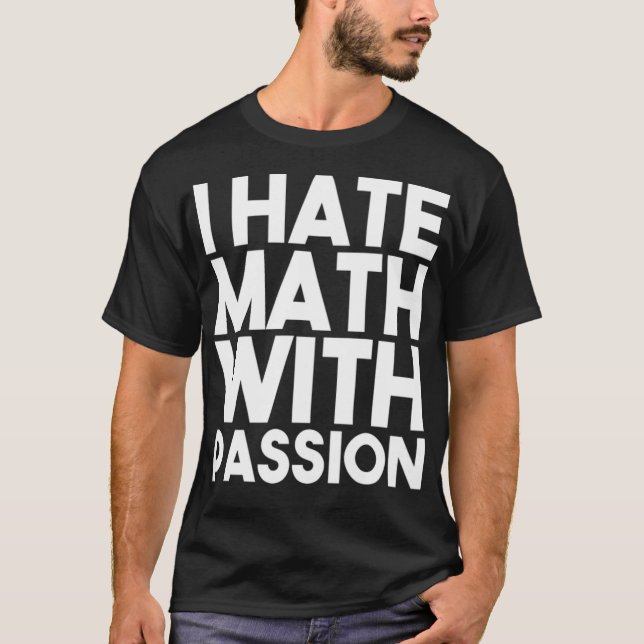 MATH RS STUDENTS FUNNY GIFT PASSION Reiten Western T-Shirt (Vorderseite)