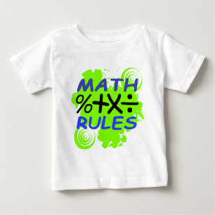 Math Rules Baby T-shirt