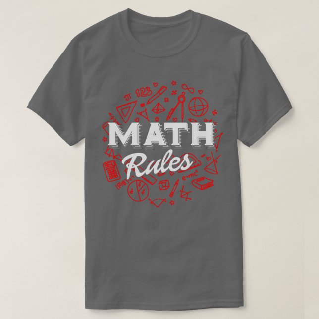 Math Rules T-Shirt (Design vorne)