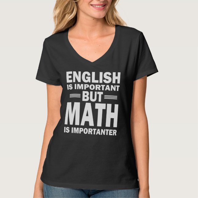 Math Science Nerd Lehrerin Idee Geburtstag T-Shirt (Vorderseite)