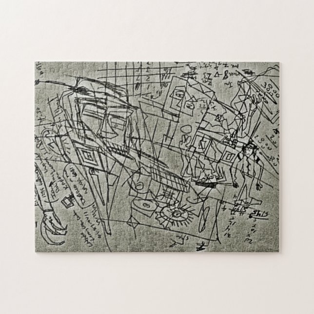 MATH SCRIBBLE PUZZLE (Horizontal)