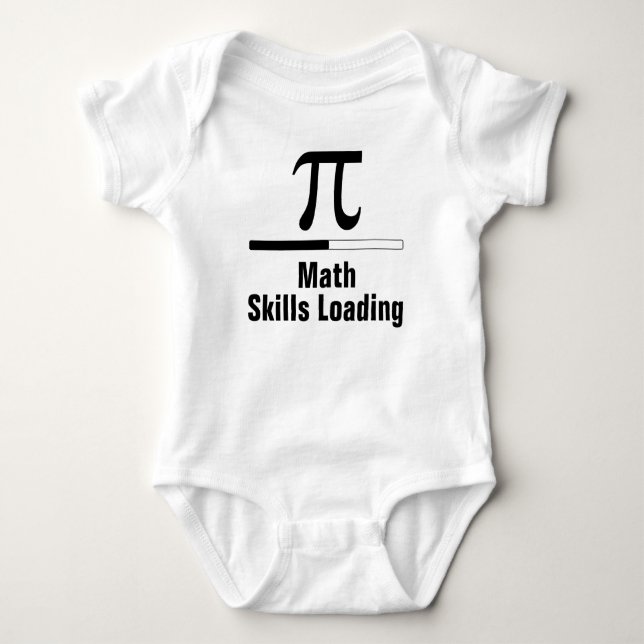 Math Skills Loading Baby Strampler (Vorderseite)