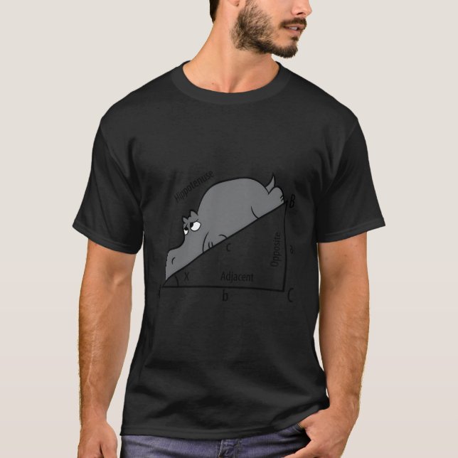 Math Spaß Hippotenuse Hypotenuse T-Shirt (Vorderseite)