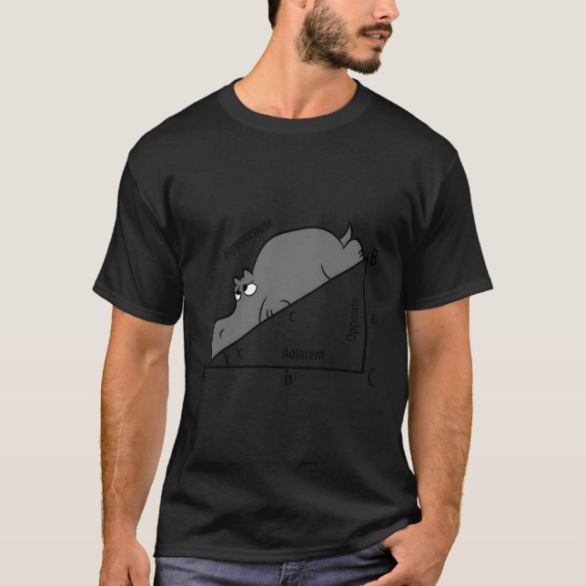 Math Spaß Hippotenuse Hypotenuse T-Shirt (Vorderseite)