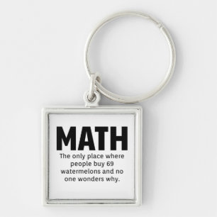 Math Spaß Schlüsselanhänger