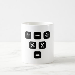 Math Symbols mathematical Signs Kaffeetasse