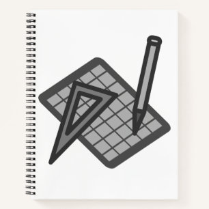 Math Symbols Notebook Notizbuch