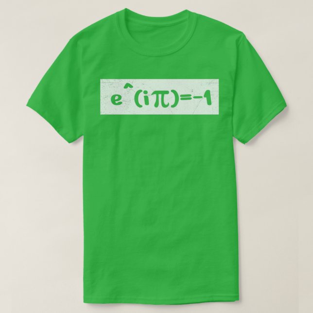 Math Symbols Schöne Math Eulers Identitätsgeschenk T-Shirt (Design vorne)
