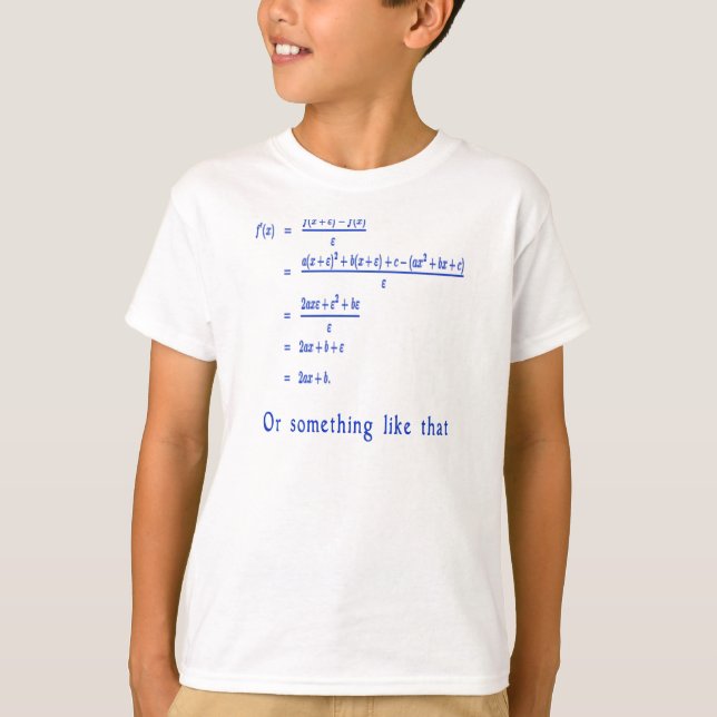Math T-Shirt (Vorderseite)