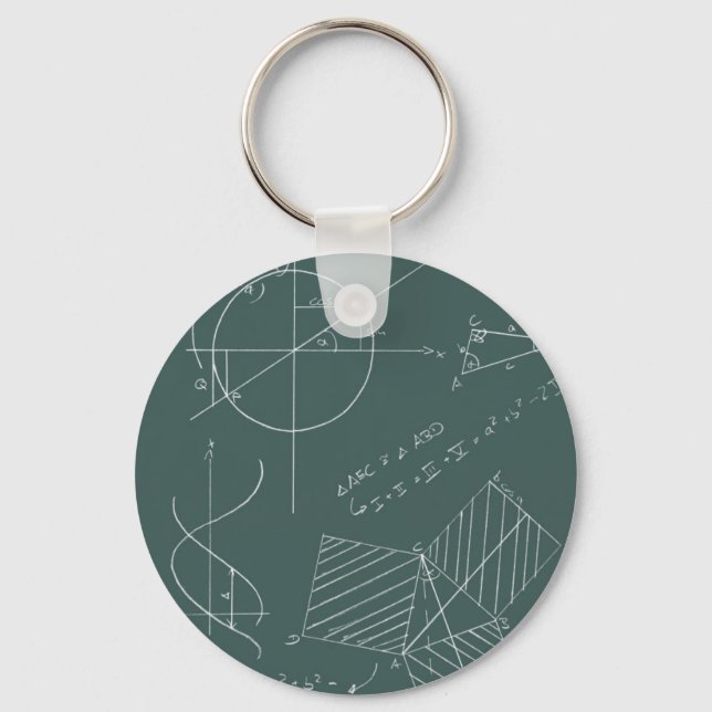 Math-Tafel Schlüsselanhänger (Vorderseite)