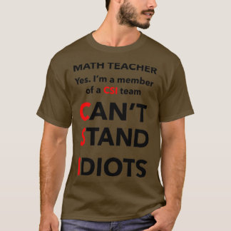 MATH TEACHER 10 T-Shirt