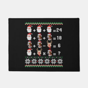 Math Teacher Christmas HARRIER Fußmatte