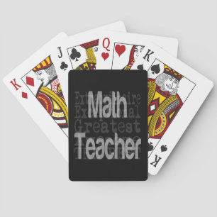 Math Teacher Extraordinaire Spielkarten