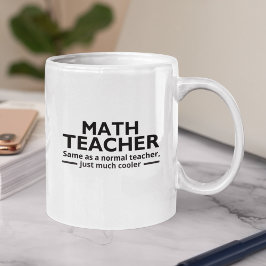 Math Teacher Funny Math Kaffeetasse