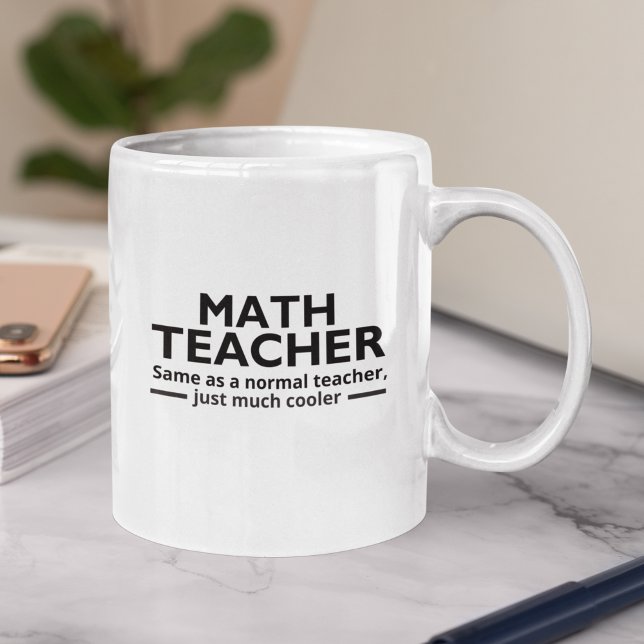Math Teacher Funny Math Kaffeetasse (Von Creator hochgeladen)