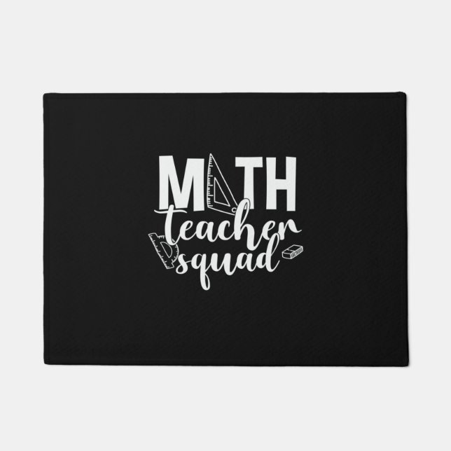 Math Teacher Math Teacher Squad Fußmatte (Vorderseite)